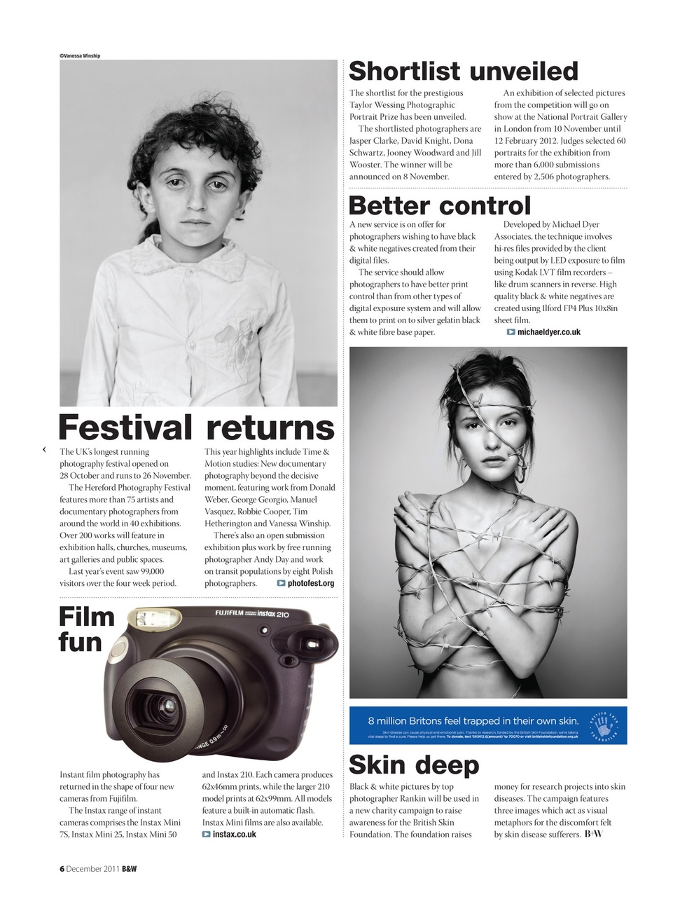 Black+White Photography Preview Pages