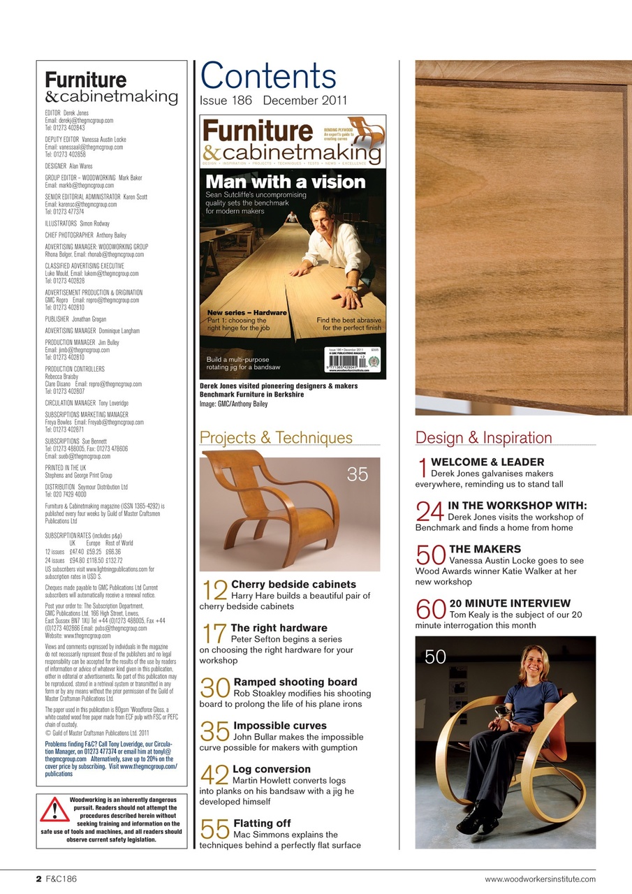 Furniture & Cabinetmaking Preview Pages