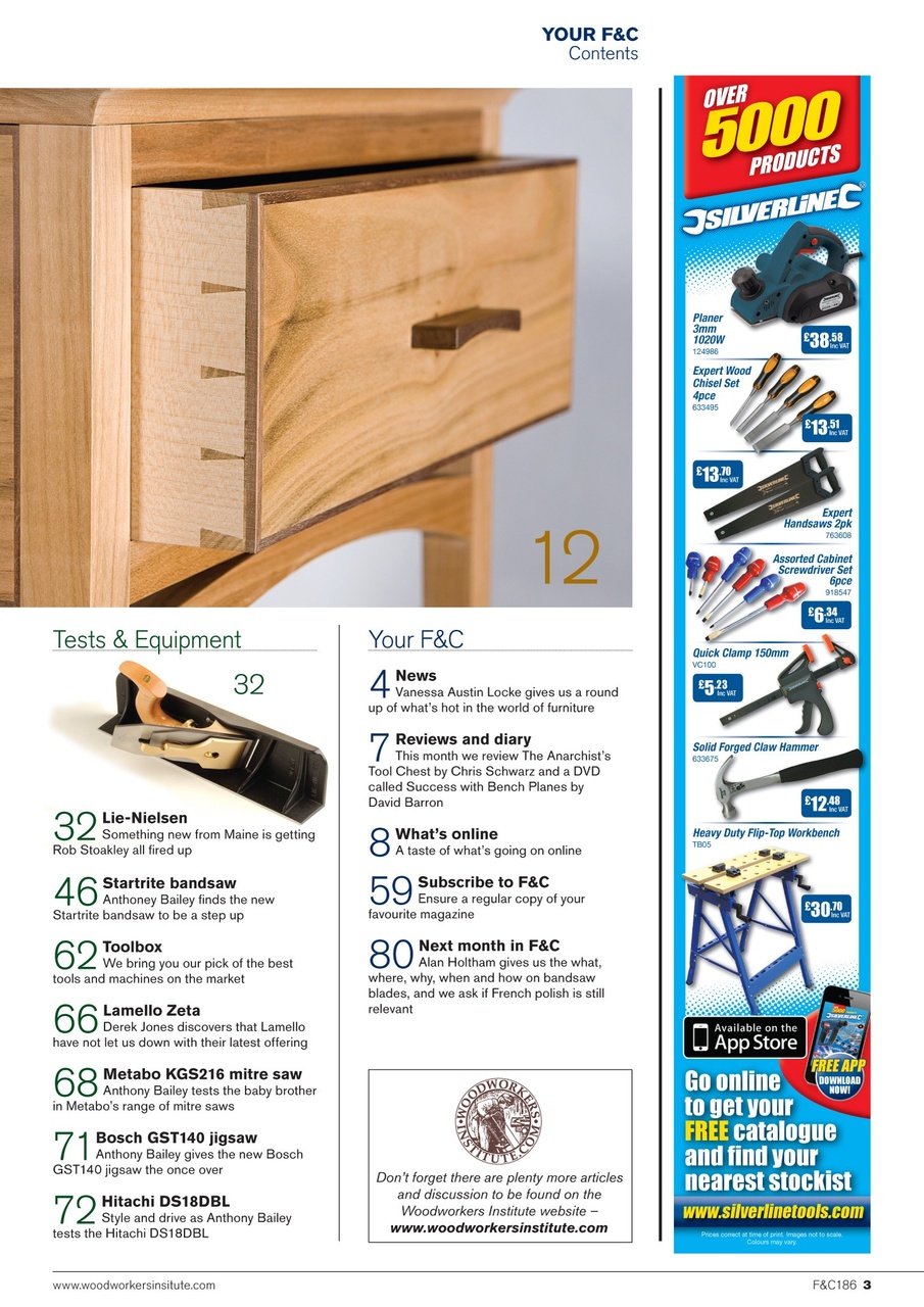Furniture & Cabinetmaking Preview Pages