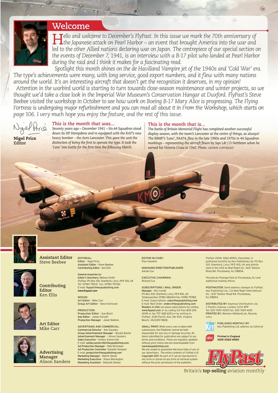 FlyPast Preview Pages