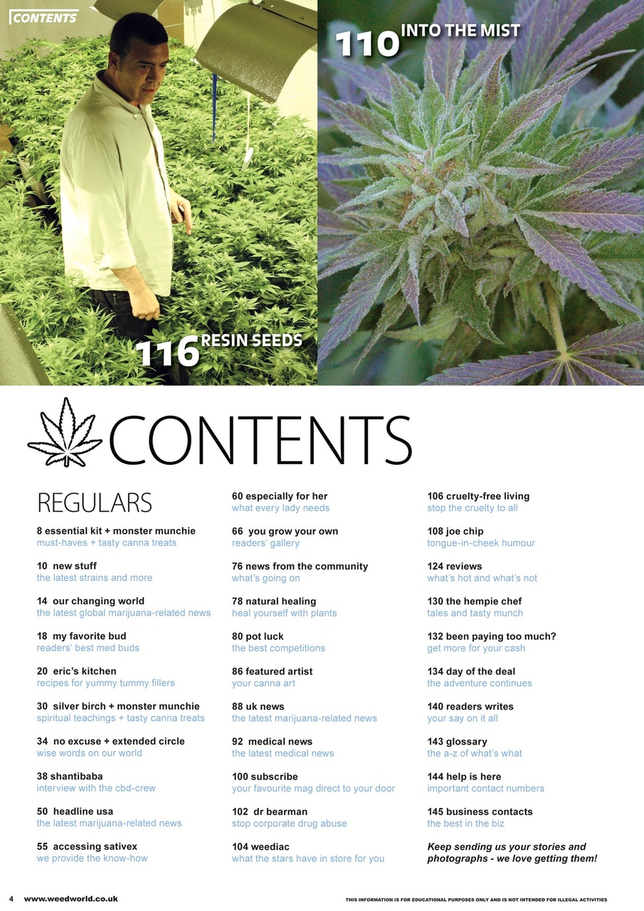 Weed World Preview Pages