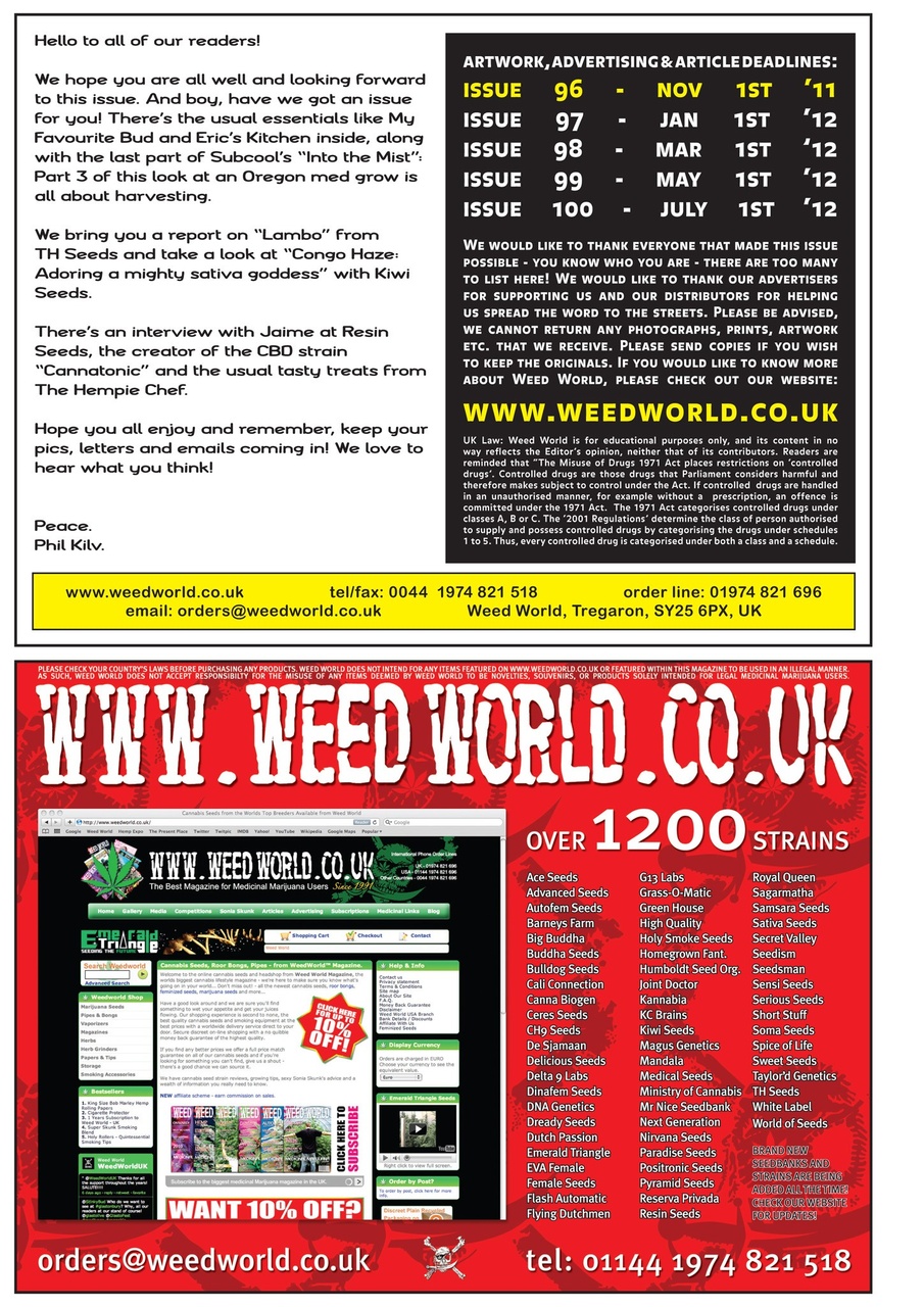 Weed World Preview Pages