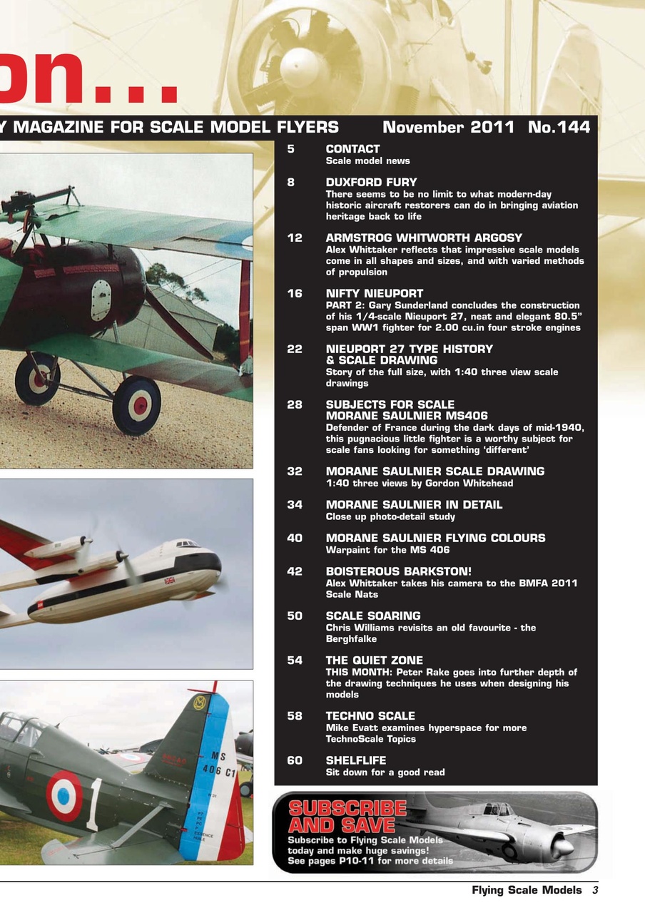 Flying Scale Models Preview Pages