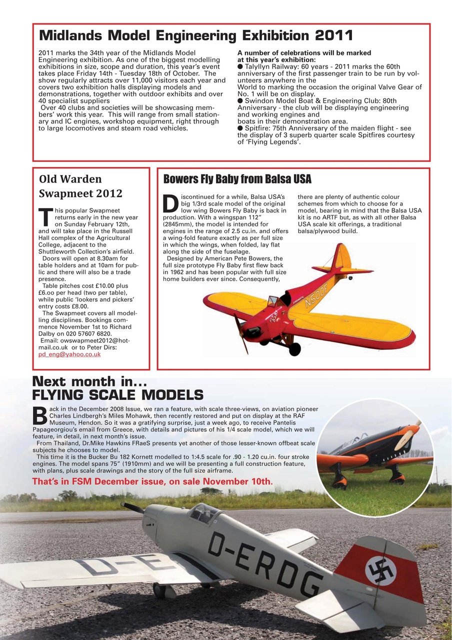 Flying Scale Models Preview Pages