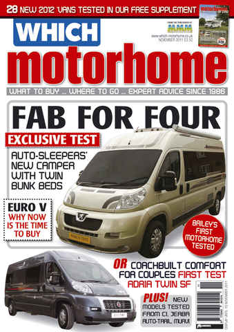 What Motorhome magazine issue Which Motorhome Nov 2011