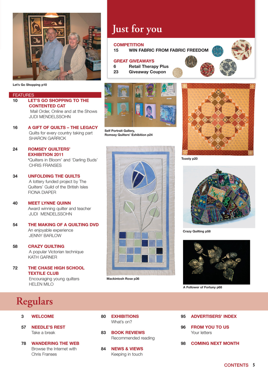 Patchwork and Quilting Preview Pages