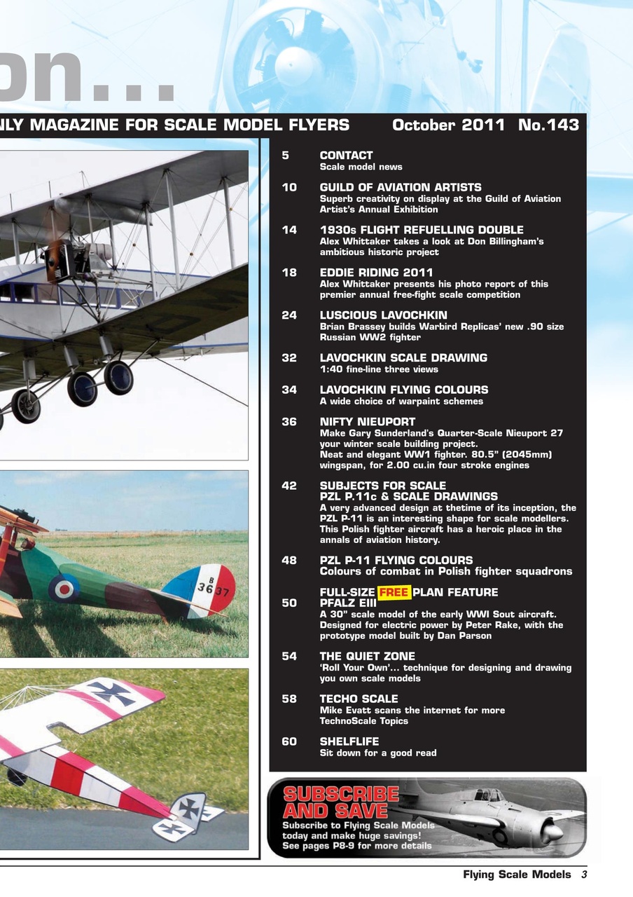 Flying Scale Models Preview Pages