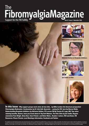 Fibromyalgia Magazine issue November 2011 Issue