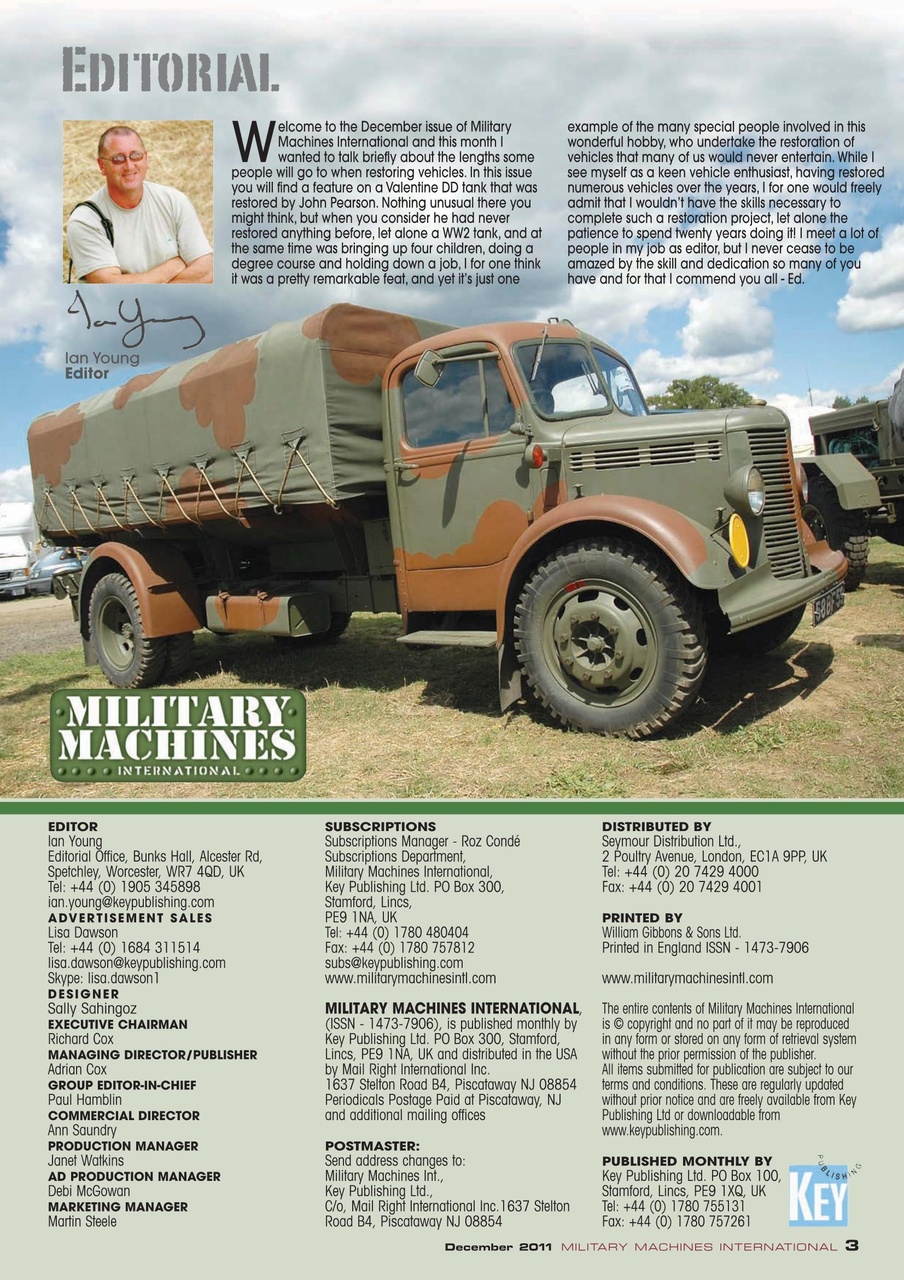 Military Machines International Preview Pages