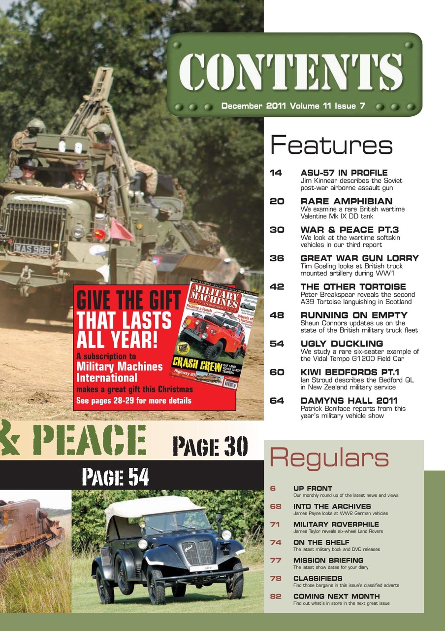 Military Machines International Preview Pages