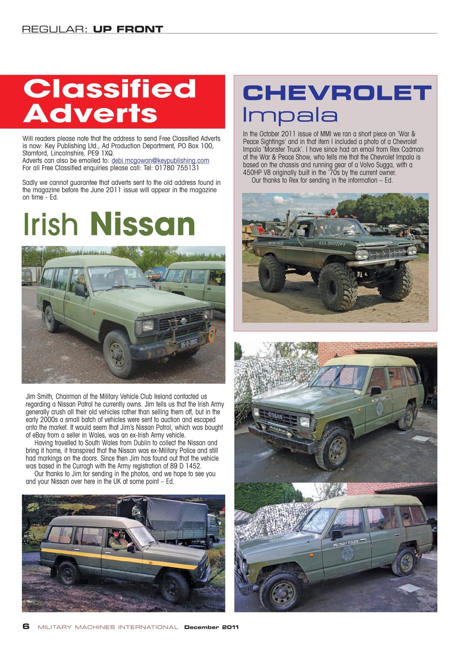 Military Machines International Preview Pages