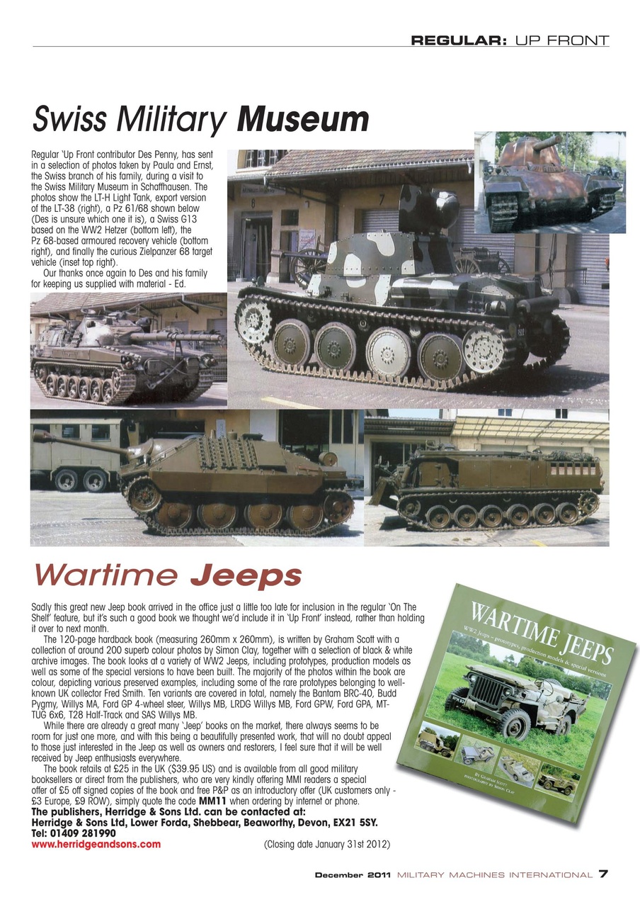 Military Machines International Preview Pages