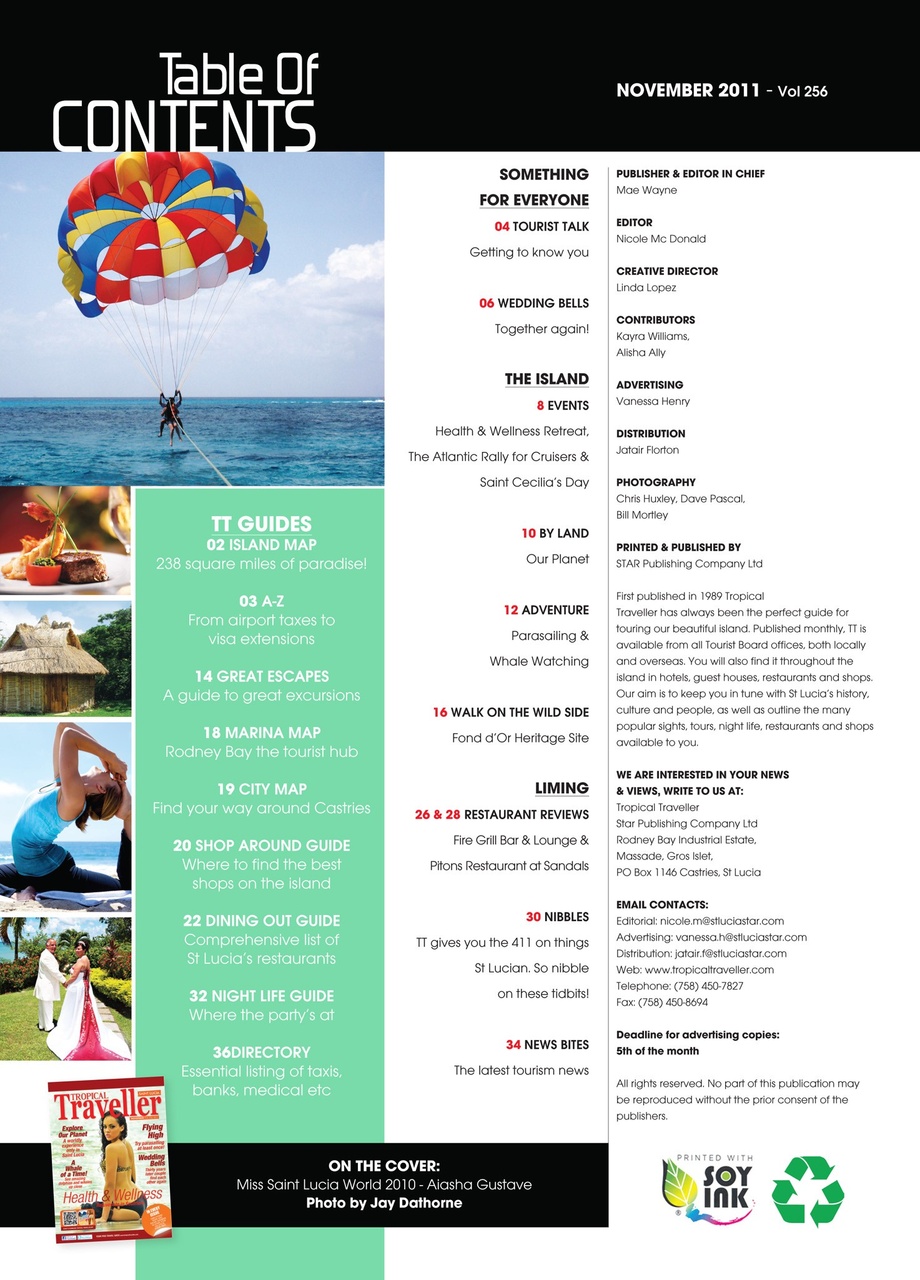 Tropical Traveller Preview Pages