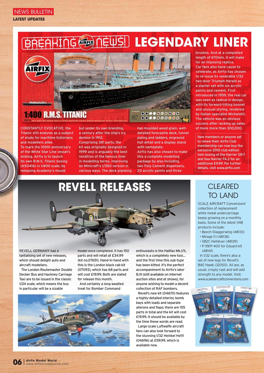 Airfix Model World Preview Pages