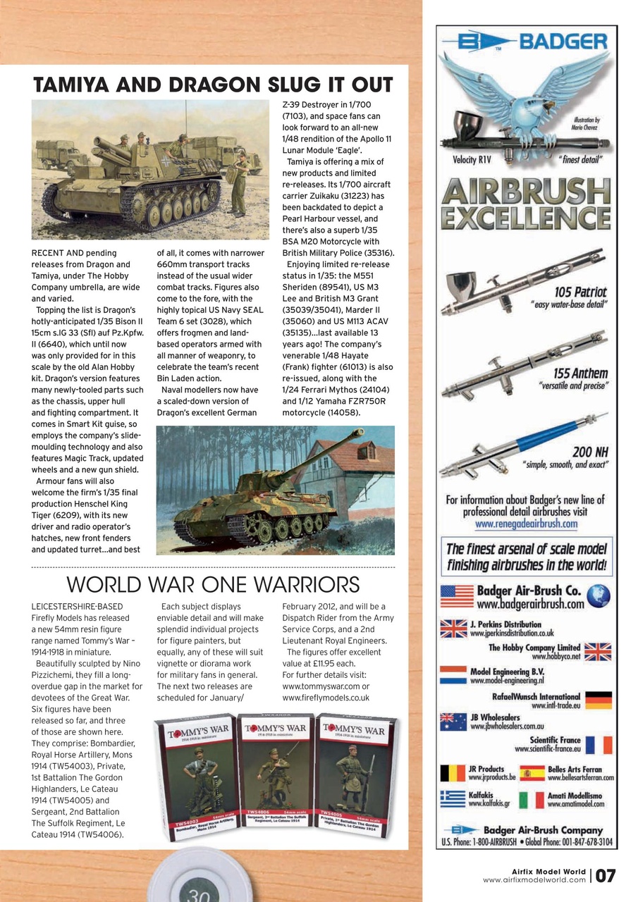 Airfix Model World Preview Pages
