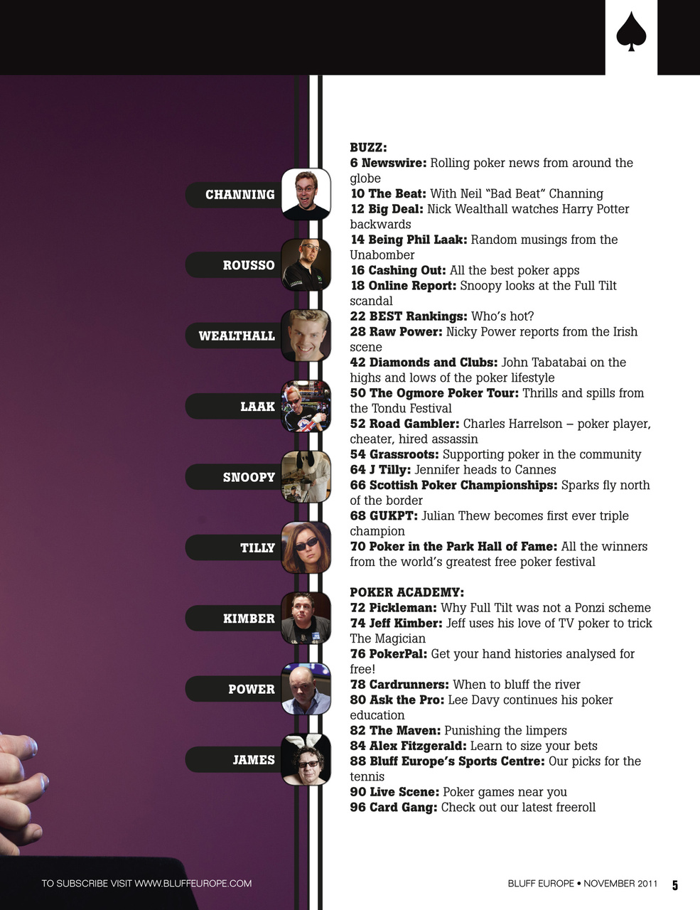 Bluff Europe Preview Pages