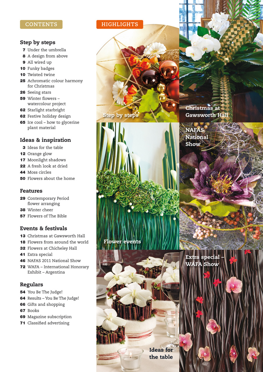 The Flower Arranger Preview Pages