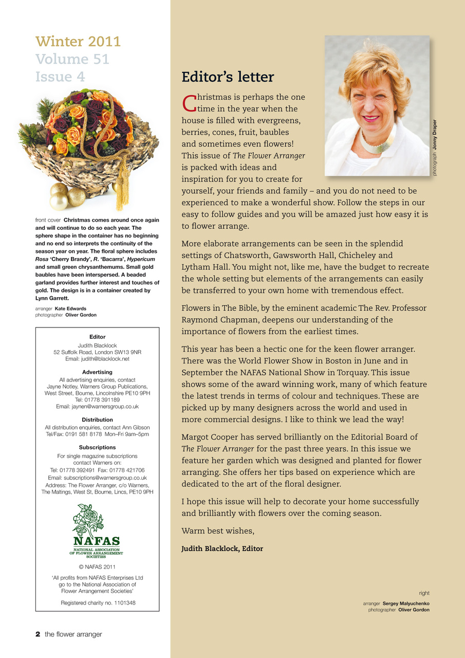 The Flower Arranger Preview Pages