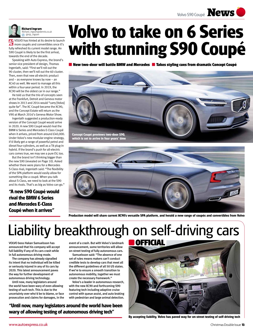 Auto Express Preview Pages