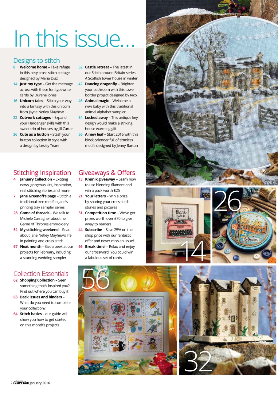 Cross Stitch Collection Preview Pages