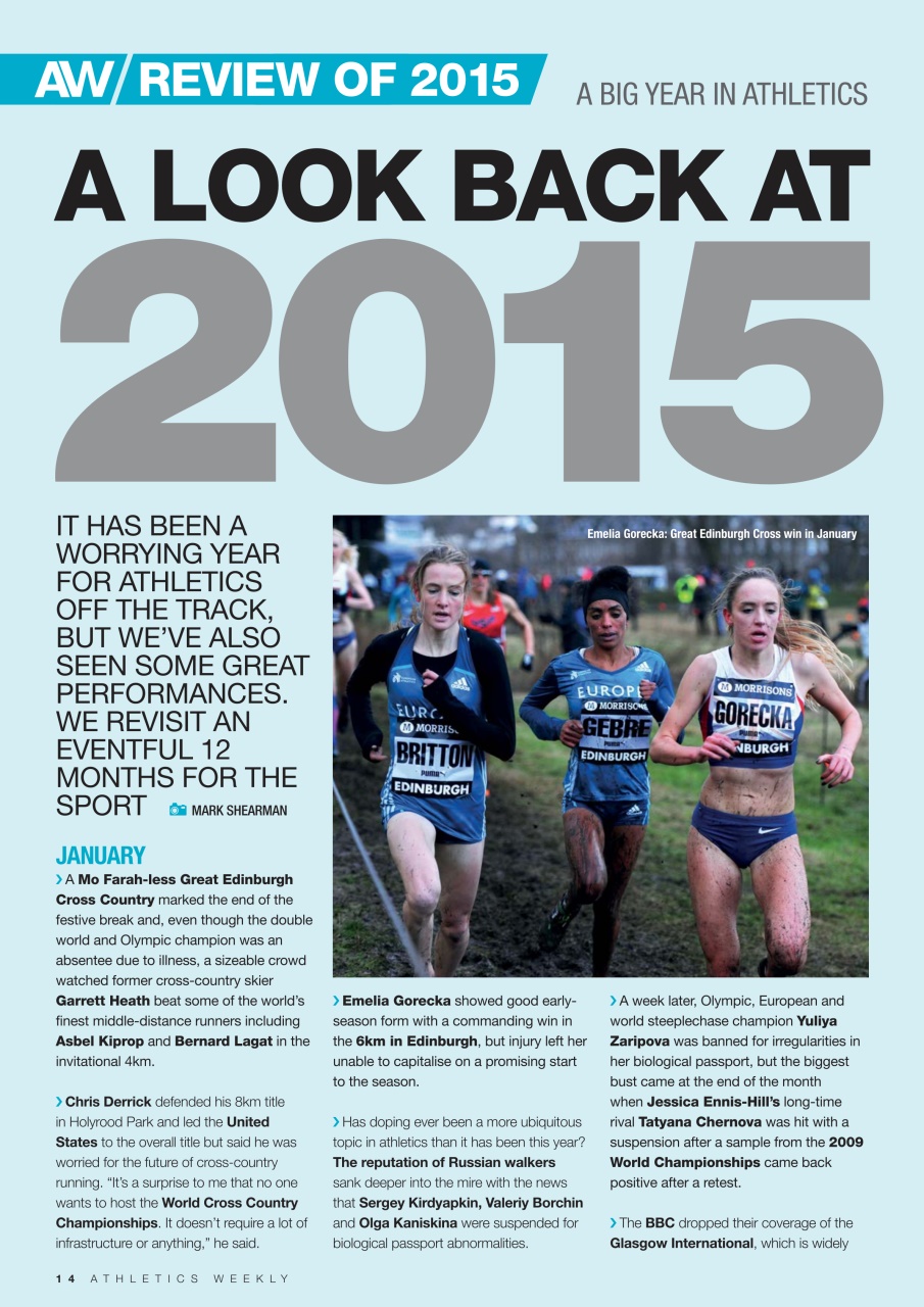 AW – Athletics Weekly Magazine Preview Pages