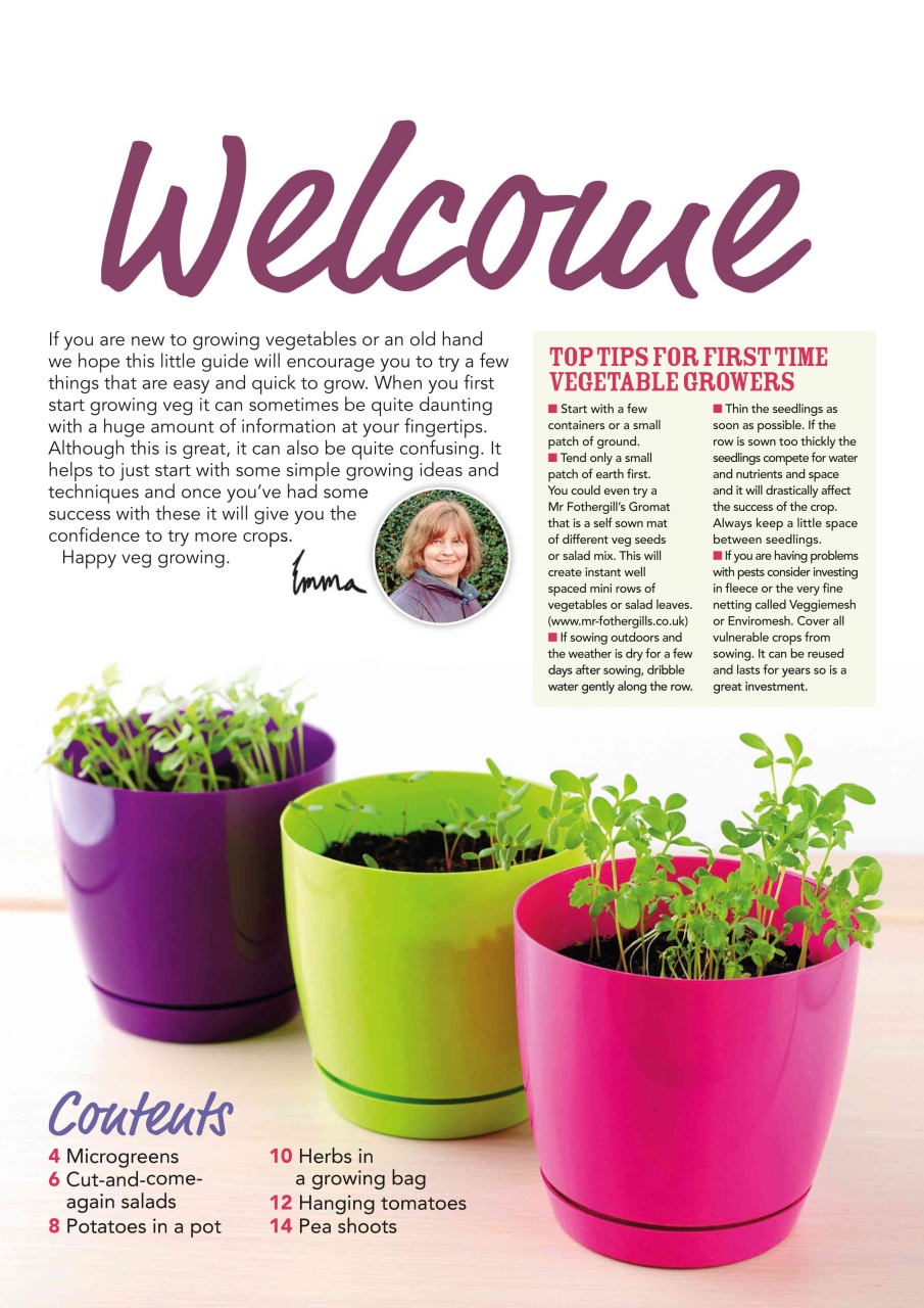 Kitchen Garden Magazine Preview Pages