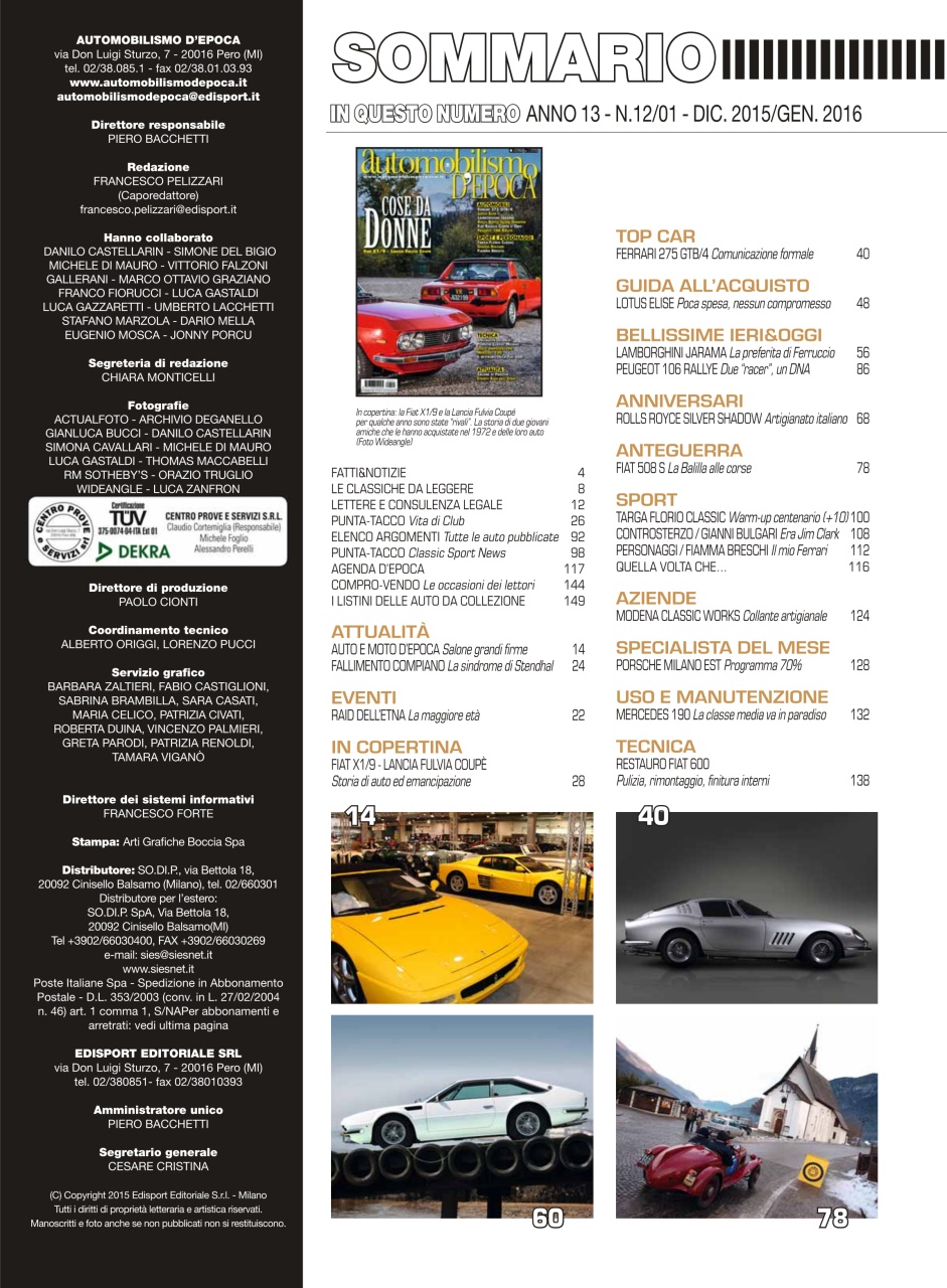 Automobilismo d'Epoca Preview Pages