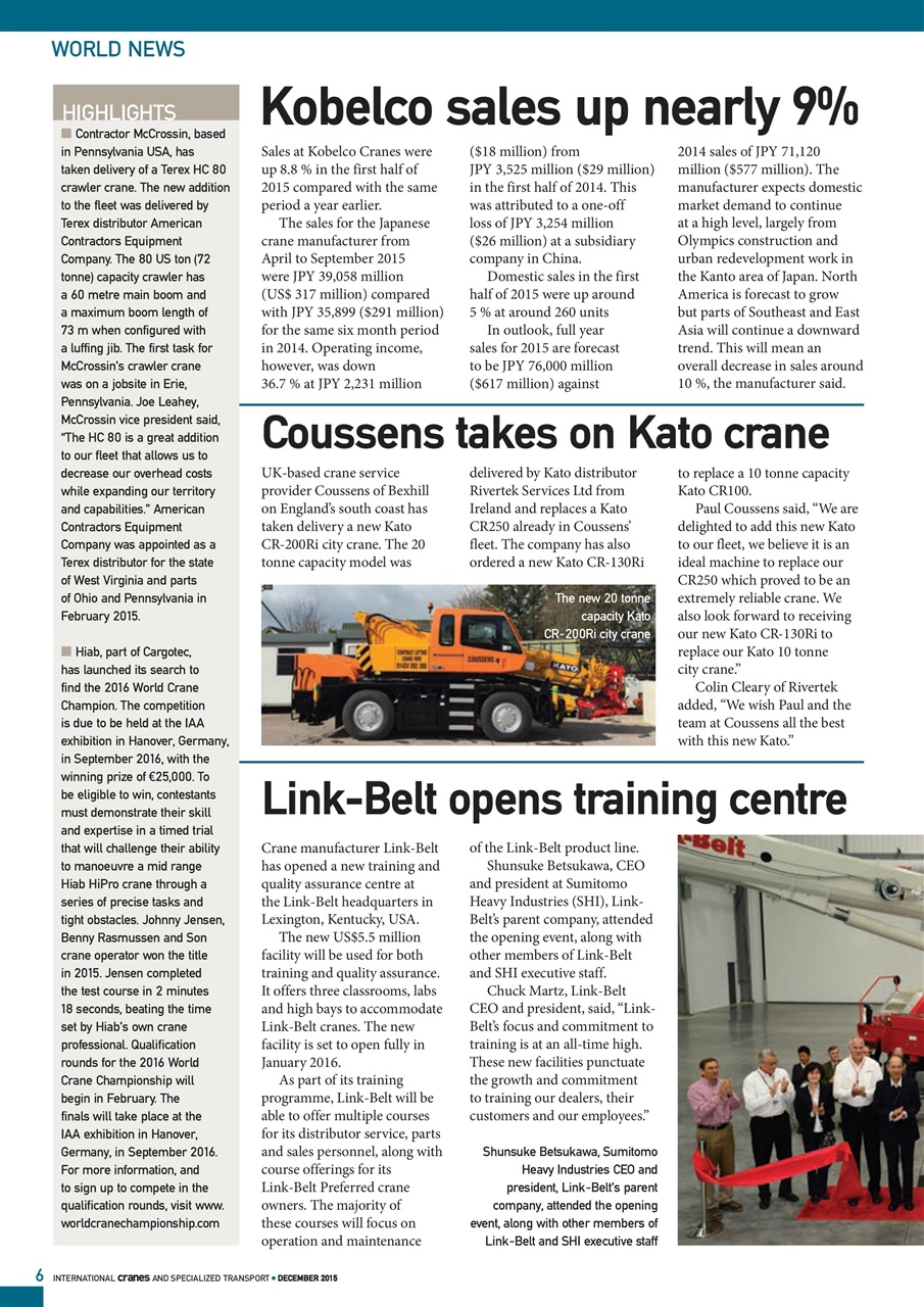 Int. Cranes and Specialized Transp Preview Pages