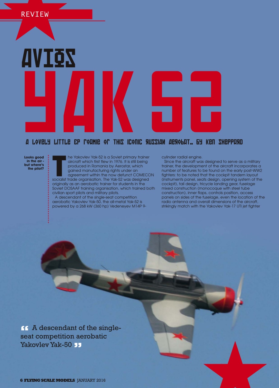 Radio Control Model Flyer Preview Pages