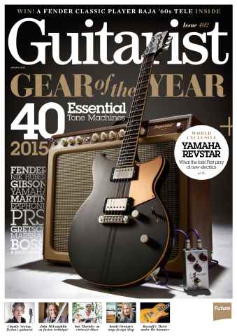 Guitarist issue January 2016