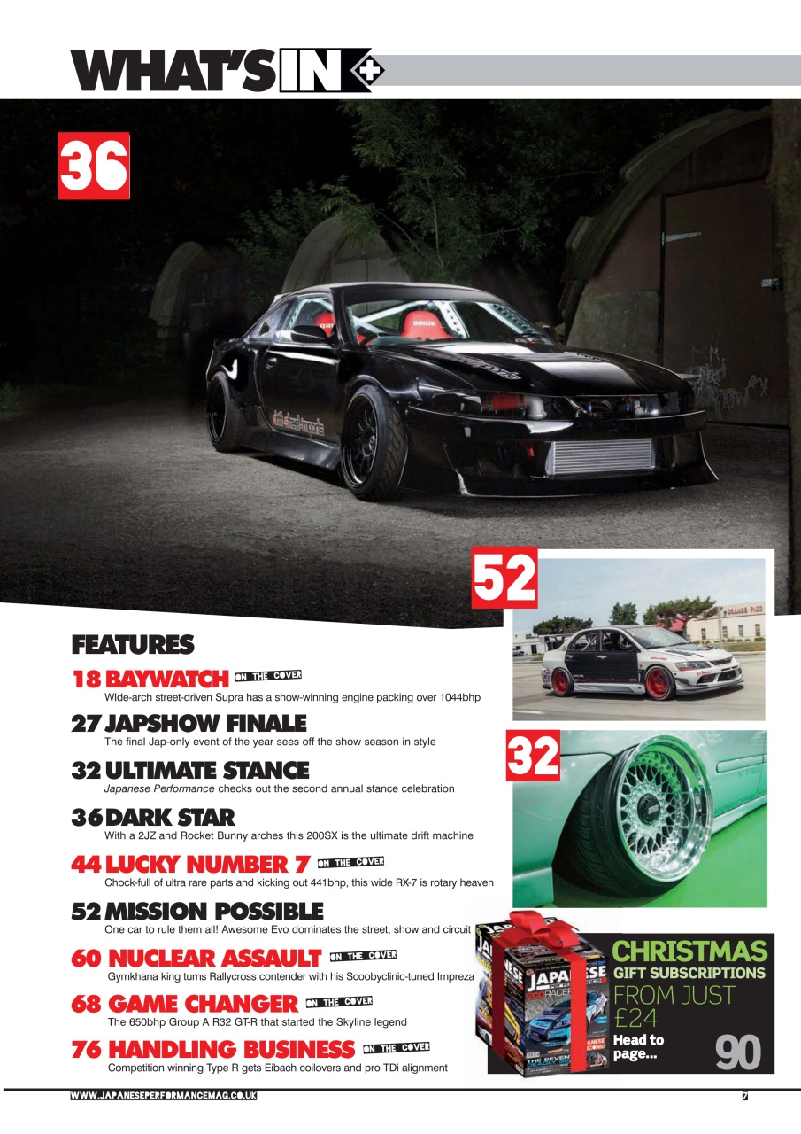 Japanese Performance Preview Pages