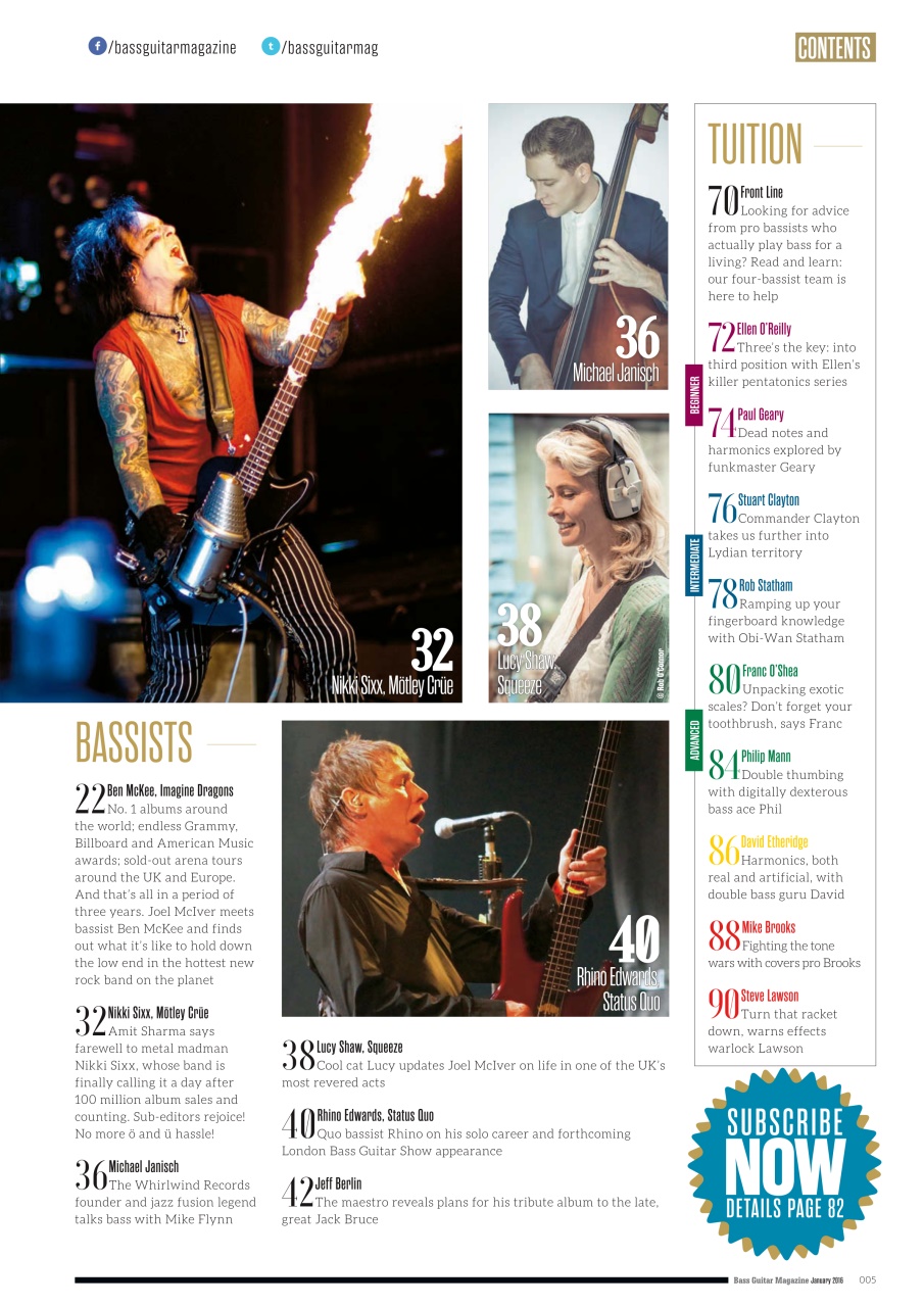 Bass Player UK Preview Pages