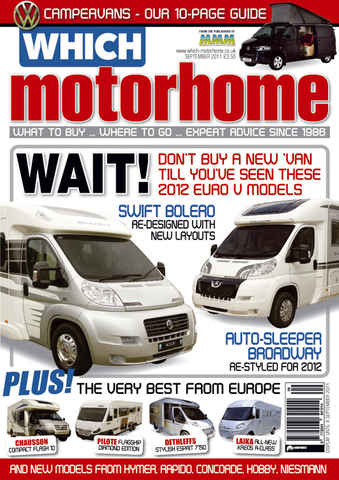 What Motorhome magazine issue Which Motorhome Sept 2011