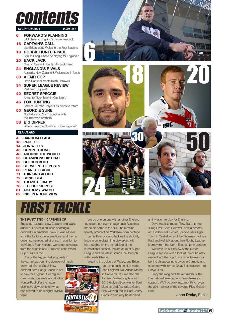 Rugby League World Preview Pages