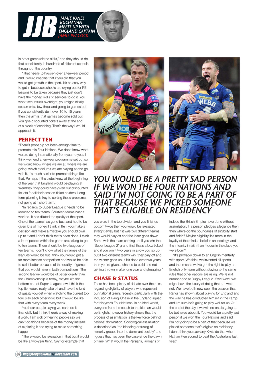 Rugby League World Preview Pages