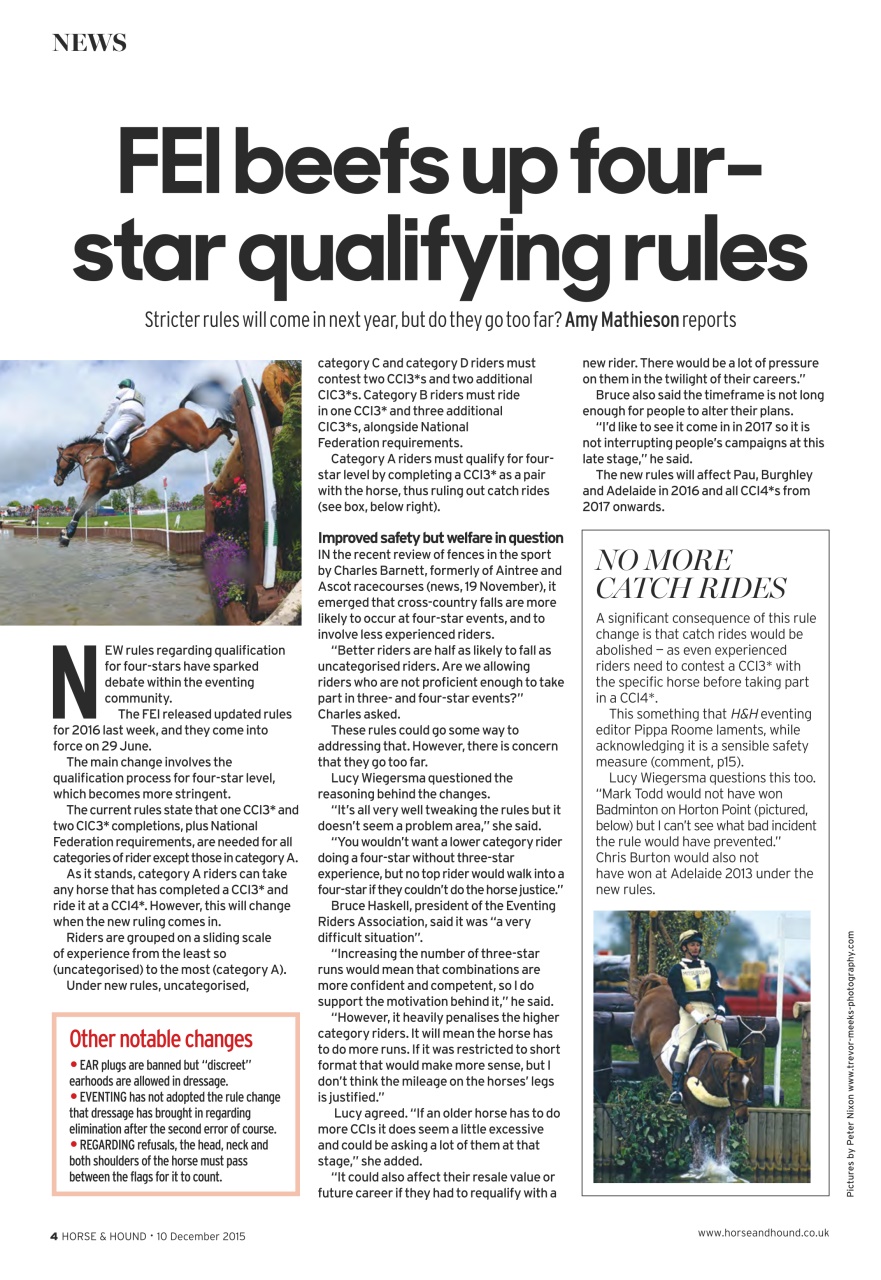 Horse & Hound Preview Pages