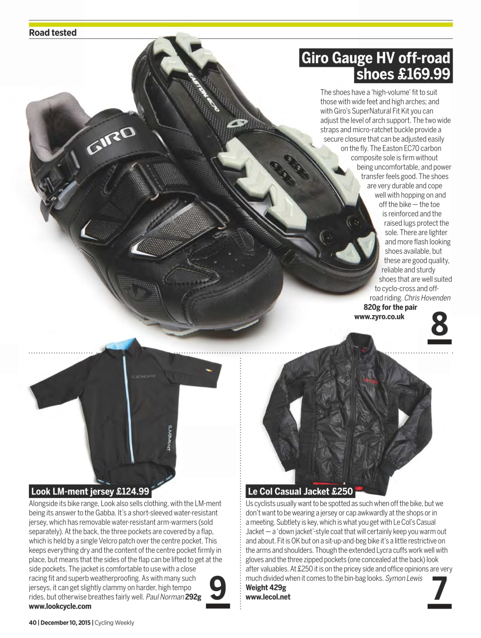 Cycling Weekly Preview Pages