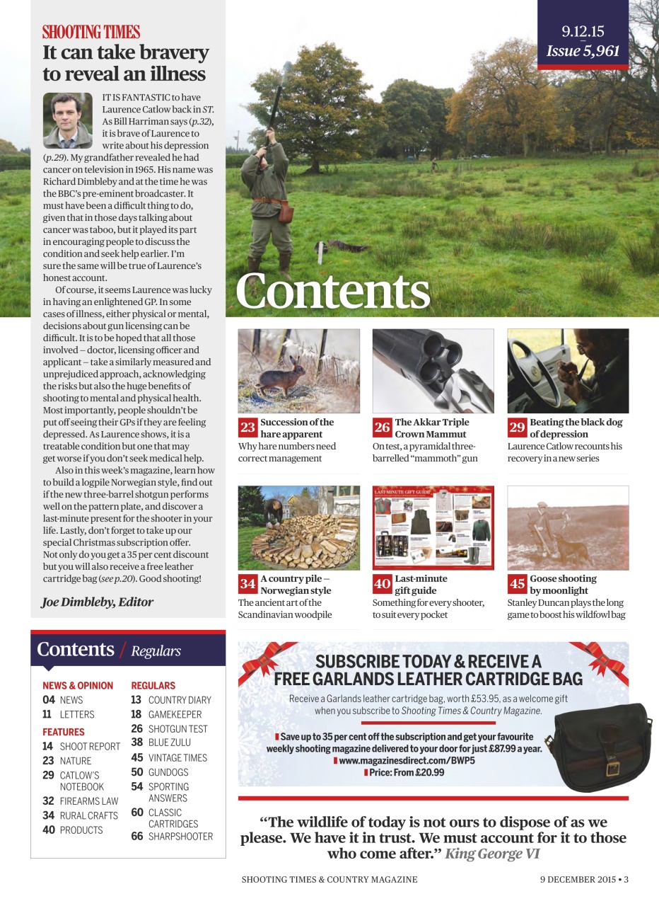 Shooting Times & Country Preview Pages