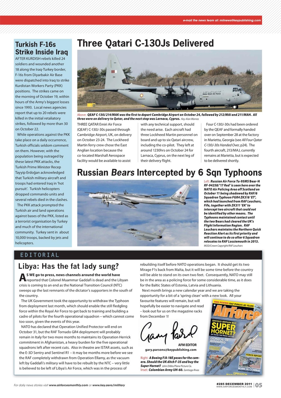 AirForces Monthly Preview Pages