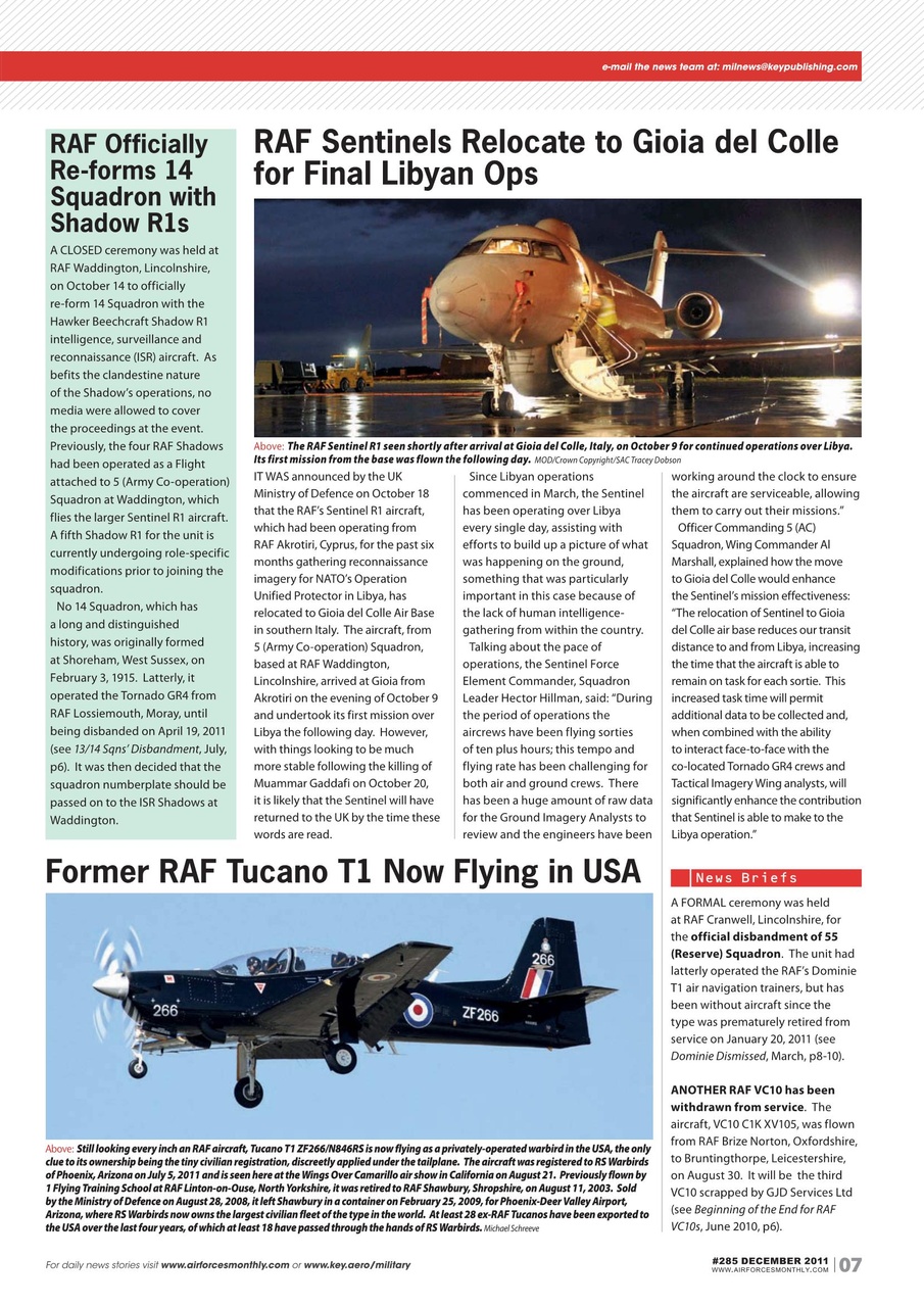 AirForces Monthly Preview Pages