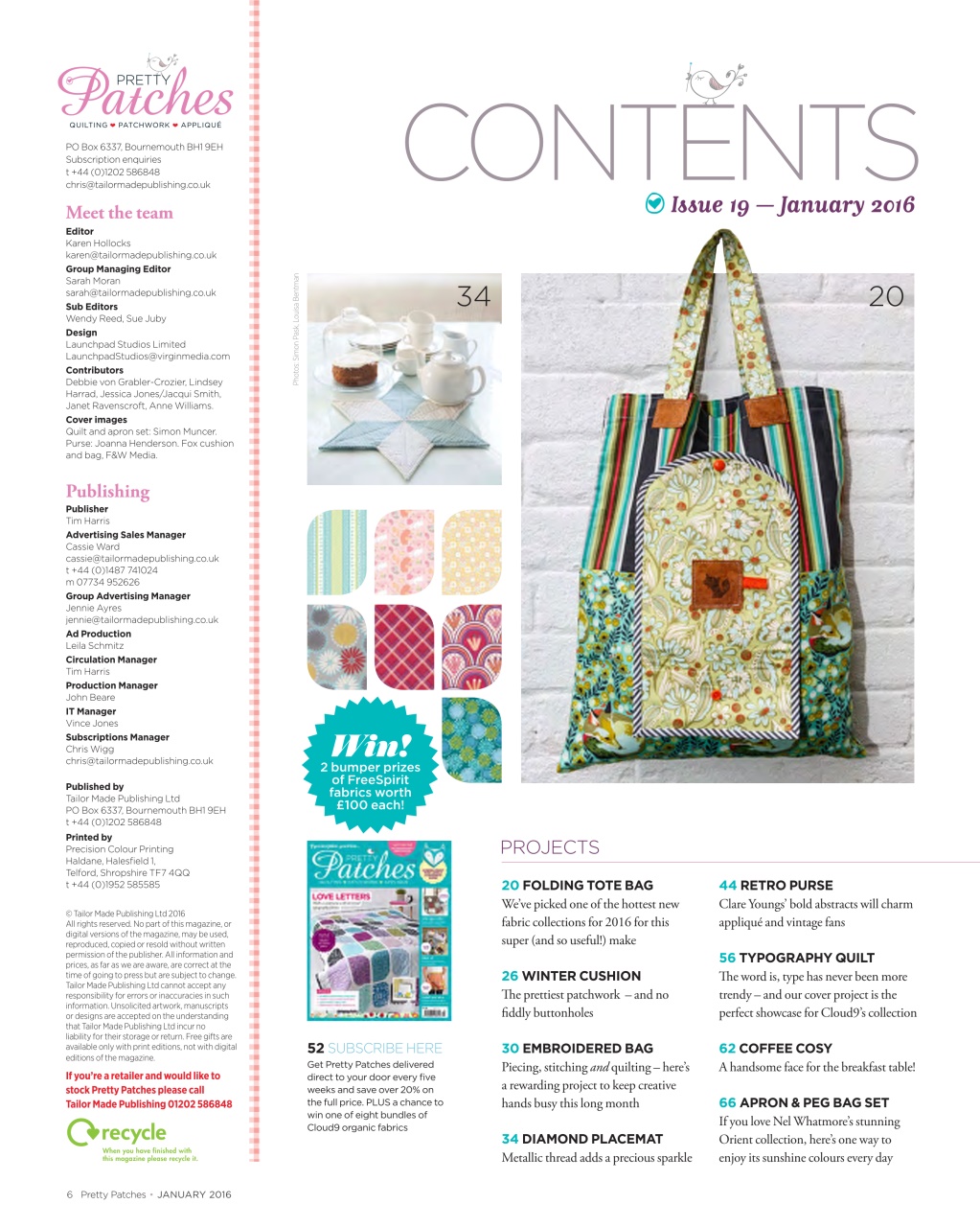 Pretty Patches Magazine Preview Pages