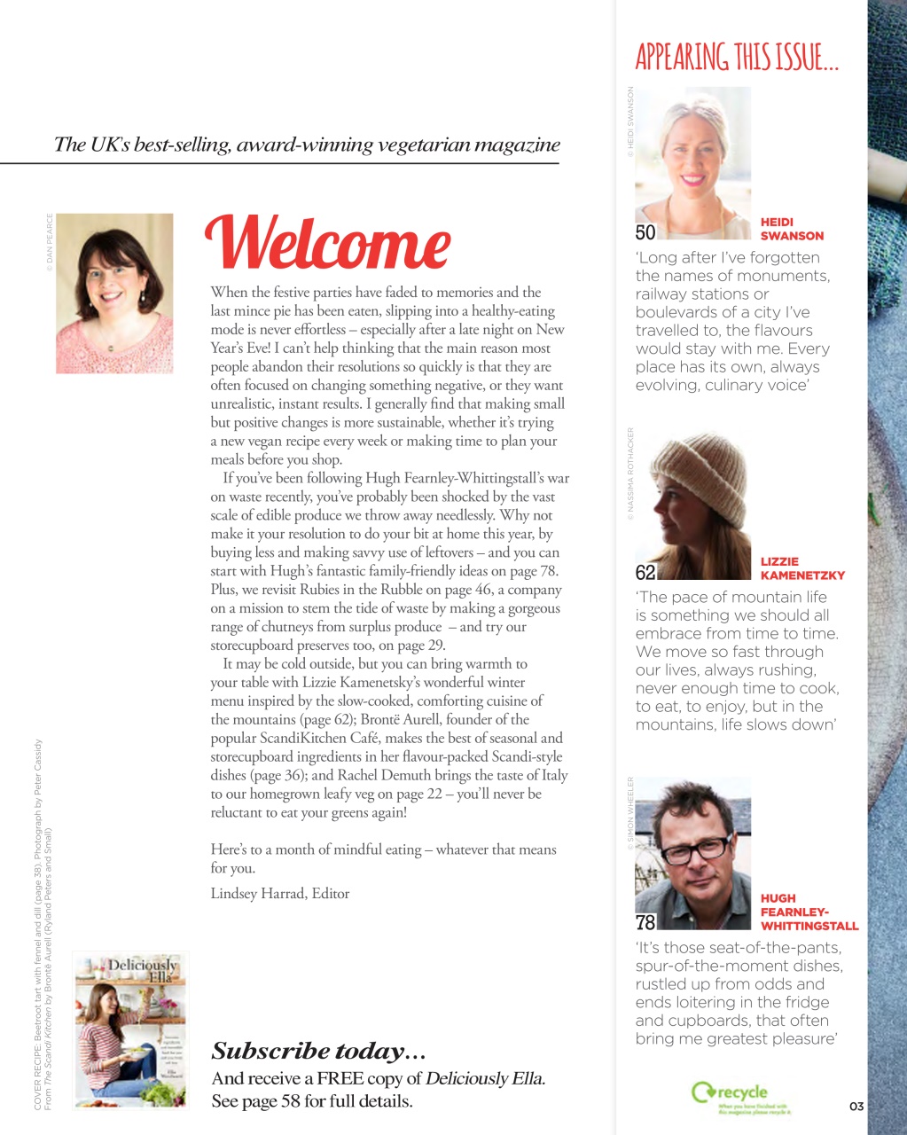 Vegetarian Living Preview Pages