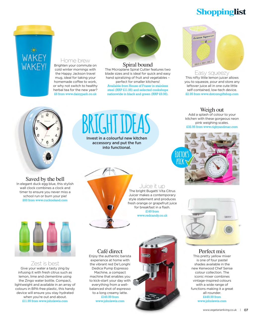 Vegetarian Living Preview Pages