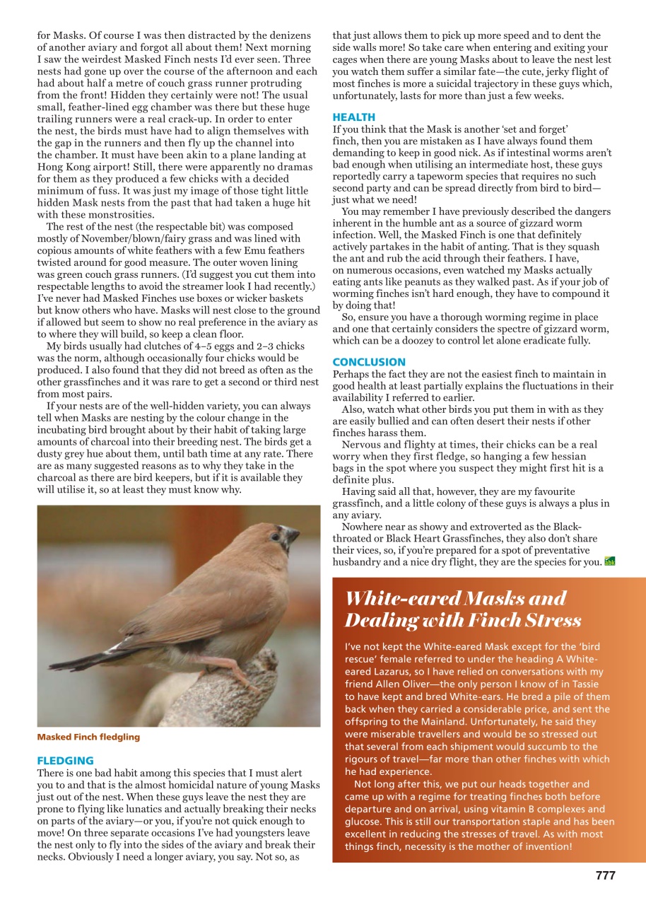 Australian Birdkeeper Magazine Preview Pages