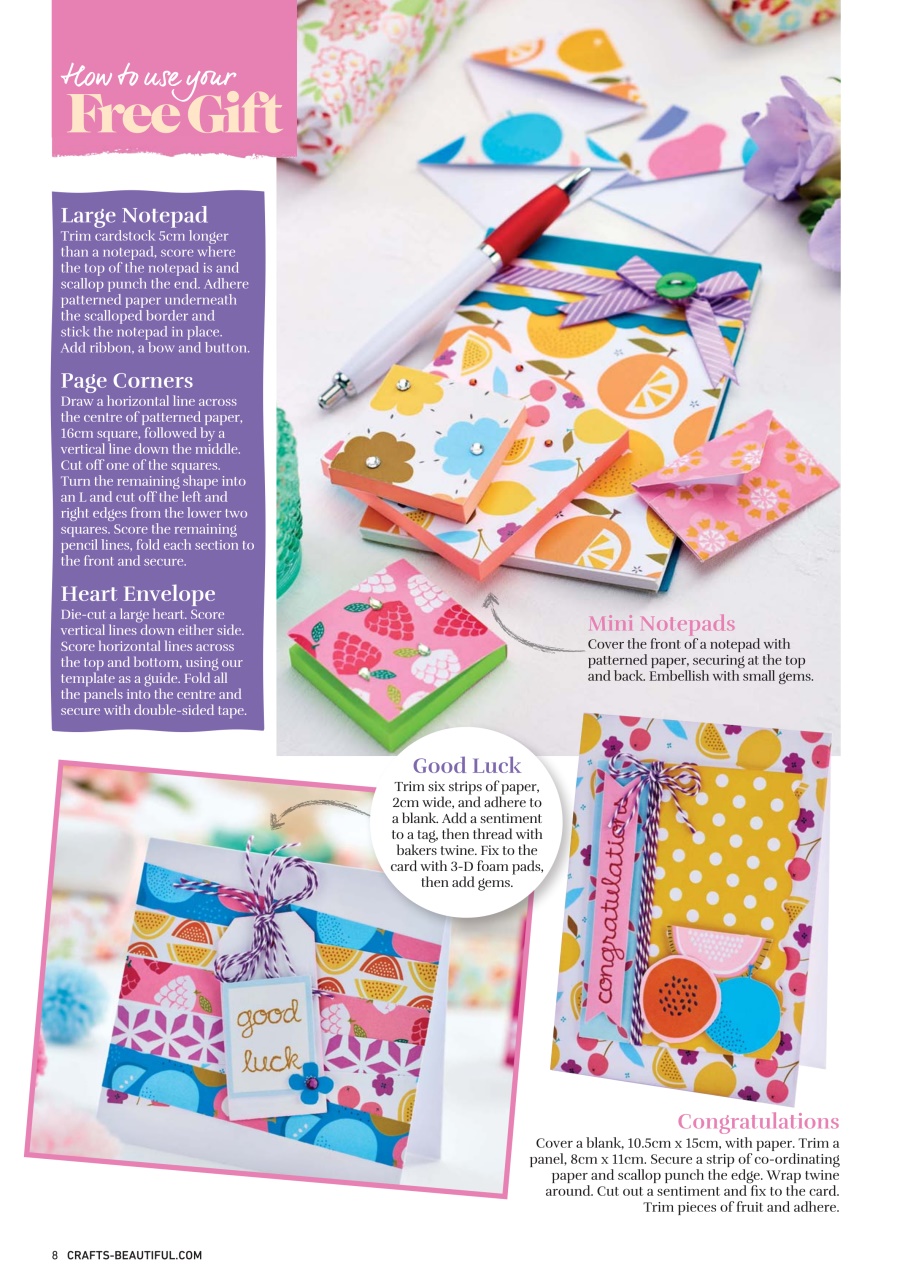 Crafts Beautiful Preview Pages
