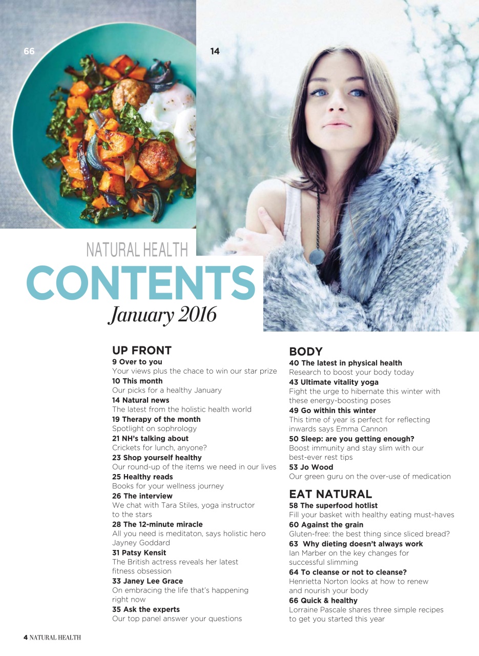 Natural Health Preview Pages