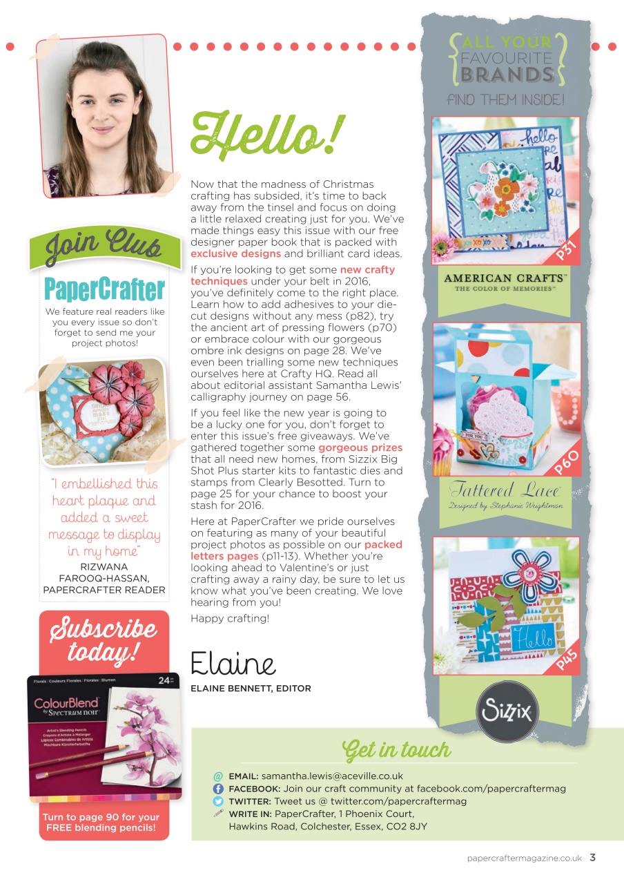 PaperCrafter Preview Pages