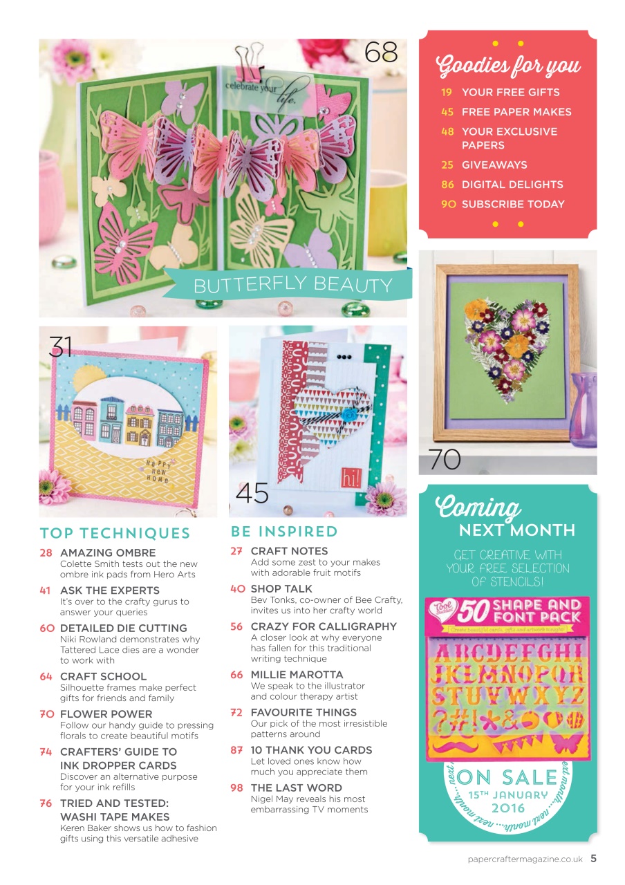 PaperCrafter Preview Pages