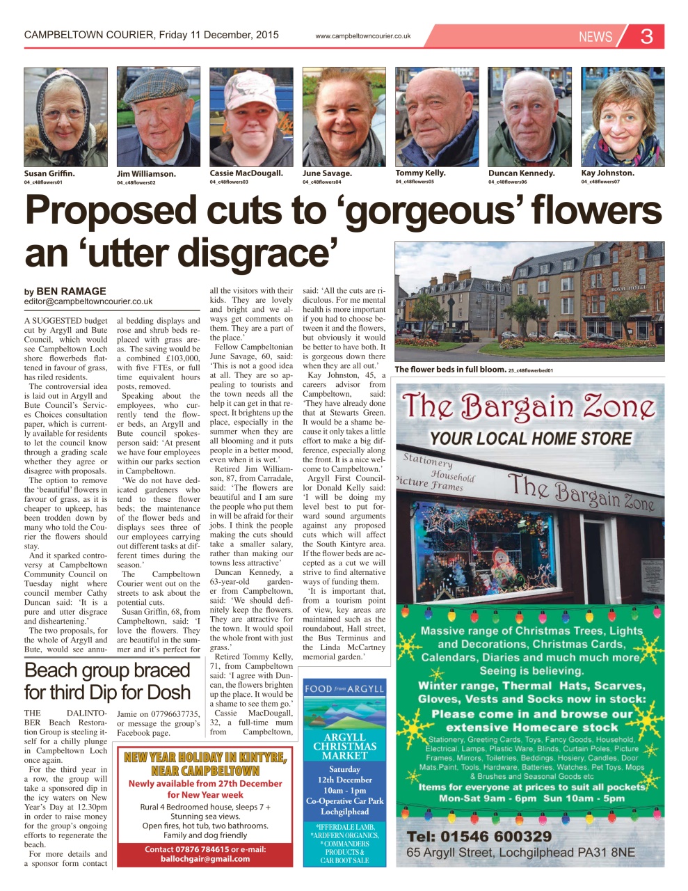 Campbeltown Courier Preview Pages