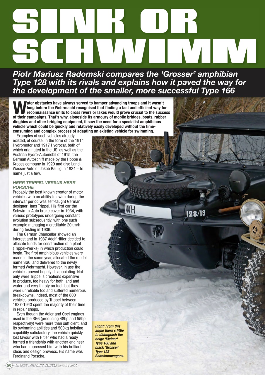 Classic Military Vehicle Preview Pages
